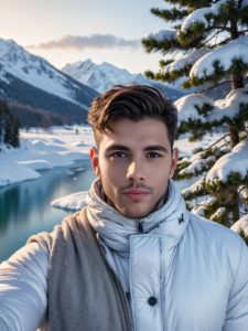 Stunning view of the Swiss Alps