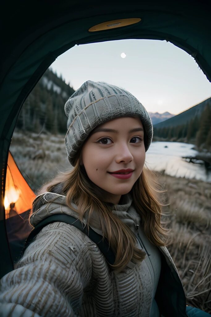 Amber Takahashi exploring Patagonia