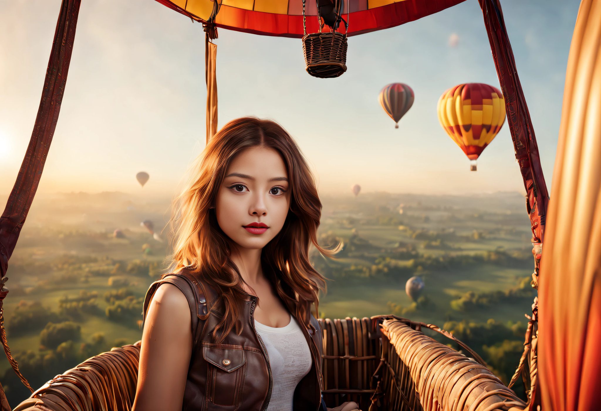 Hot air ballooning over the Maasai Mara