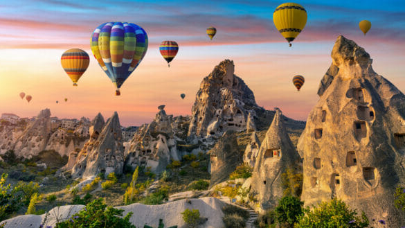 Hot air balloon adventure in Cappadocia