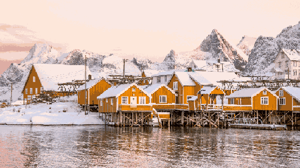 Winter Wonderland in Lofoten Islands