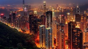 Street life in Hong Kong