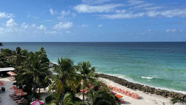 A beautiful tropical landscape in Barbados