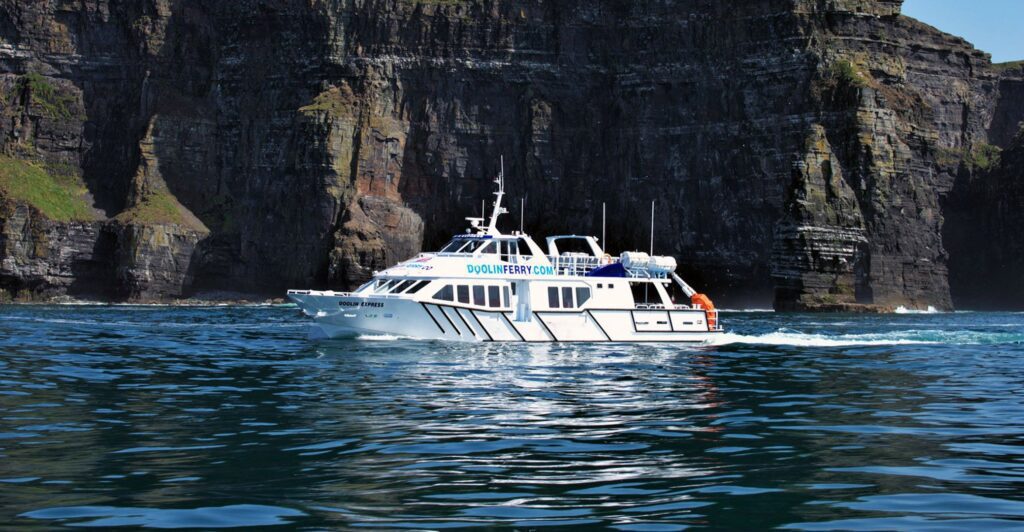 Cliffs of Moher overlooking the ocean