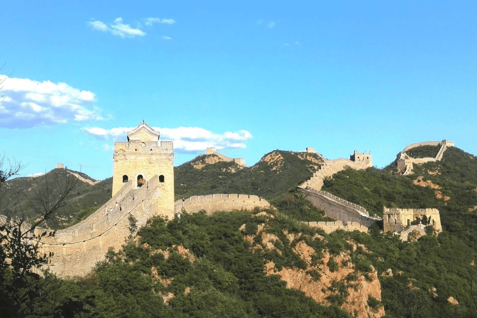 Ancient stones of the Great Wall of China