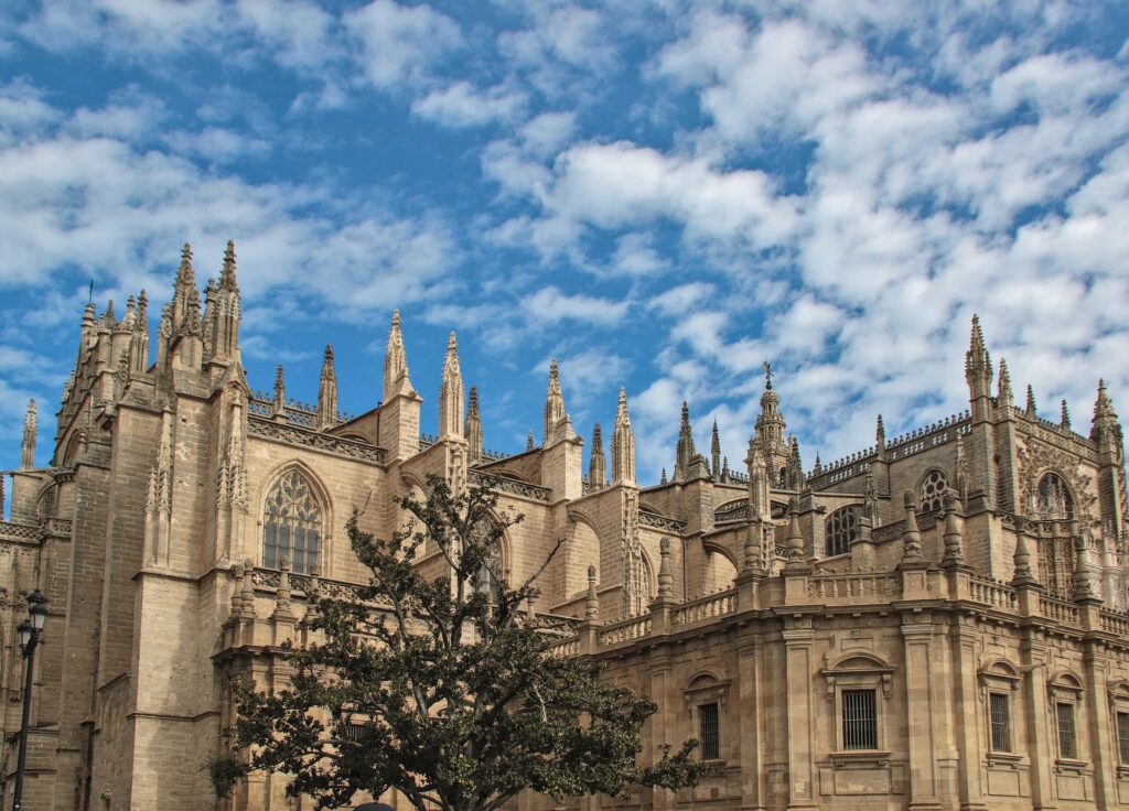 Interior view of Seville Cathedral showcasing its grandeur