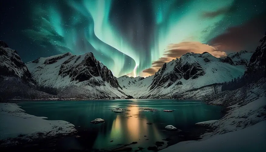 Capturing the Northern Lights in the Arctic