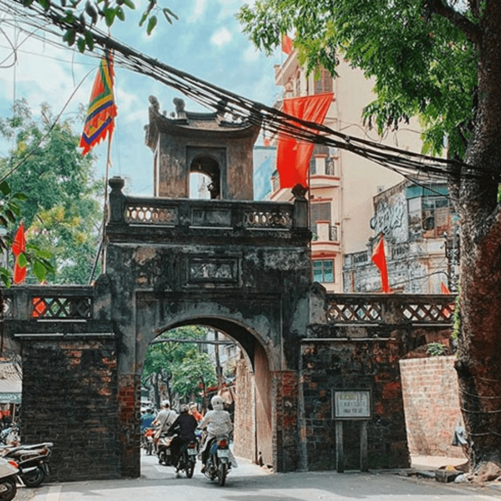 Cyclo ride in Hanoi