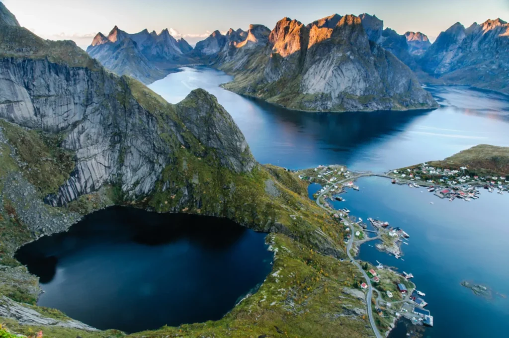 Scenic view of Norway's Arctic Circle