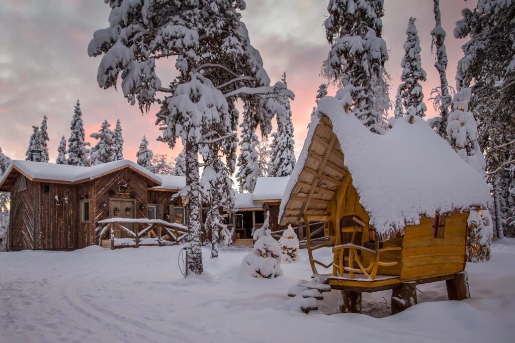 Snowy Cabin Retreat