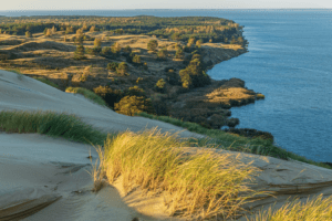 The charming fishing village of Nida