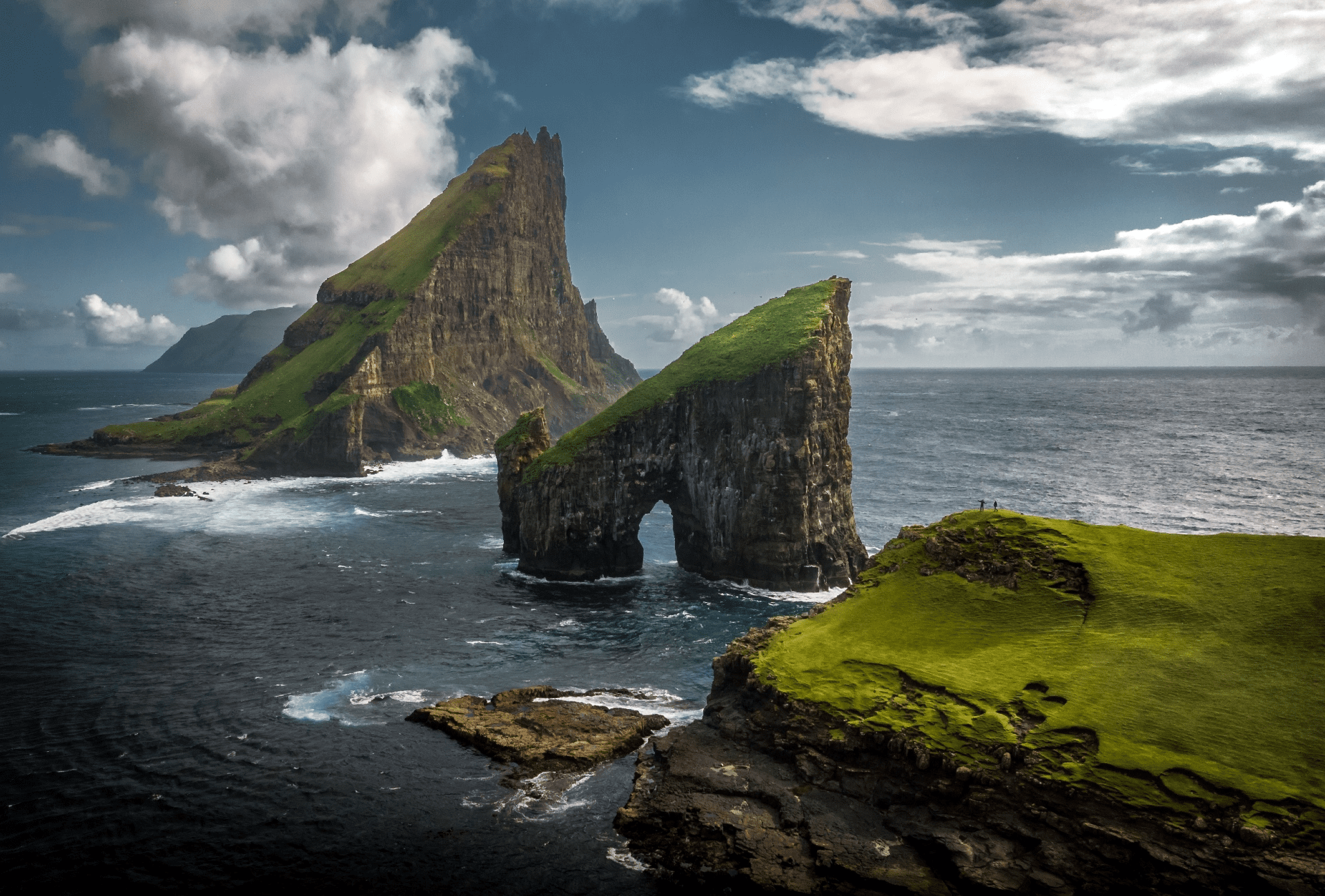 Scenic view of the Faroe Islands
