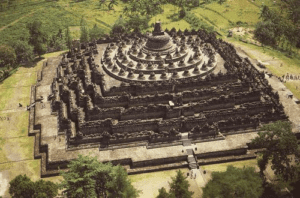 Sunrise at Borobudur Temple