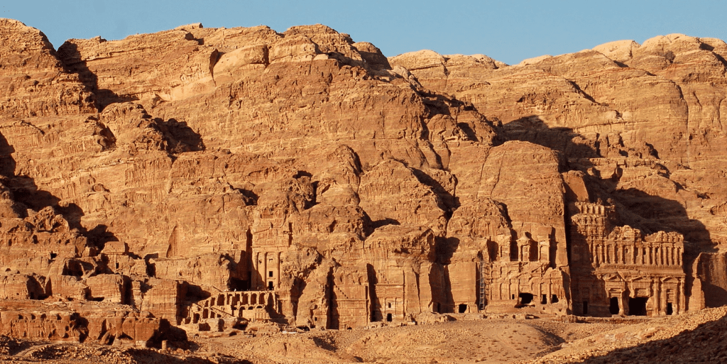 Nabatean Architecture at Night